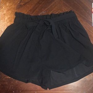 Black shorts
